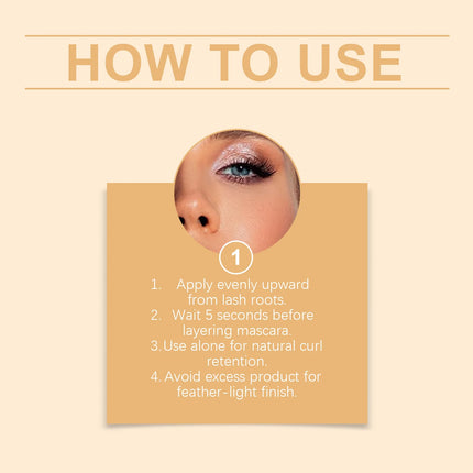 Eyelash Primer Waterproof Mascara Base 5ml Volumizing Lengthening Lash Booster Curling Sweatproof Smudge Proof Eye Makeup Shea