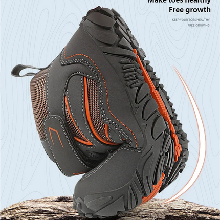 Wide-toe Kid Barefoot Boots Autumn Winter Waterproof Children Hiking Shoes Girls Boys Non-Slip Athletic Walk Trekking Sneakers