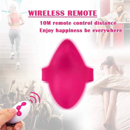 Wearable Vibrator Toy for Women Wireless Panty with Remote Control Bullet Sex Toy Vibrating Panties for Couples with Red Pink