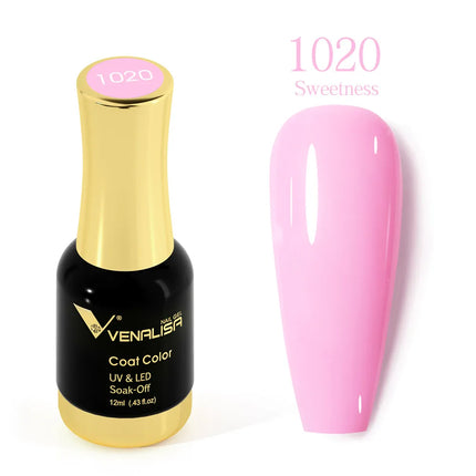 VENALISA 12ml Fabulous Pink Nails Crystal Lacquer CANNI Nail Art Glitter Pearl Diamonds Soak off Platinum UV LED Gel Nail Polish