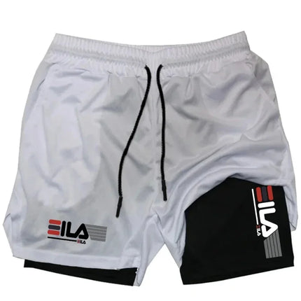2026 Men's Sports Shorts, Double-layer Quick-Dry Breathable Casual Sportswear, High-Quality Fashion Running Tight Fit Style