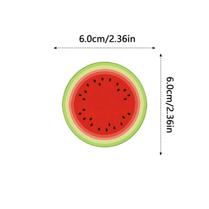 50pcs Watermelon Fruit Stickers, Aesthetics Stickers Water Bottle,Skateboard,Decals Party Supply Bicycle Stickers