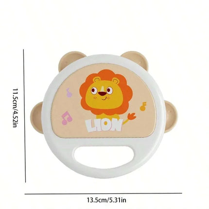 Baby Clapping Tambourine Delicate Tambourines Percussion Instrument Adorable Tambourines Handheld Tambourine Instrument For Kids