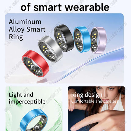 Various Colors Available Smart Ring Bluetooth Call Heart Rate Sleep Monitor Men Women Smartring Waterproof Health Sport Ring New