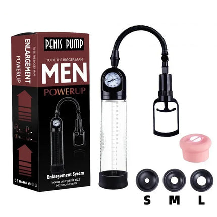 Manual Penis Pump Sex Toys for Men Penis Enlargement Vacuum Pump for Enhancement Male Masturbator Adult Penis Extender Too
