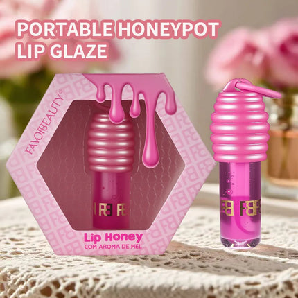 Honey pot lip oil lip gloss moisturizing hydrating multi-layer matte lipstick full set of lip moisturizing lip gloss lip gloss