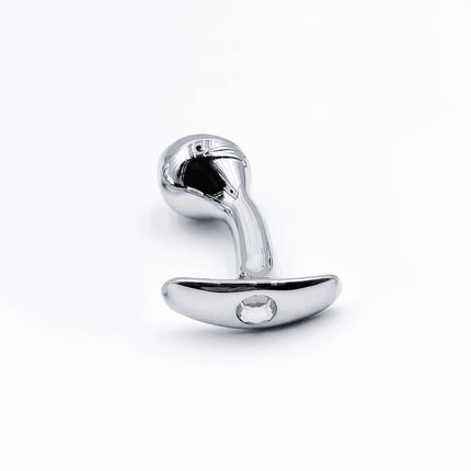 1pcs, Metal dildo anal plug, gem base butt plug, outdoor wear anchor close-fitting design, male and female masturbators, adult s