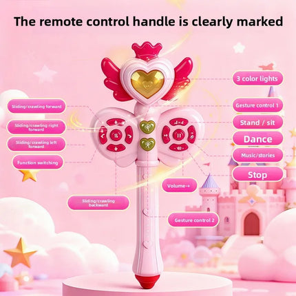 New Intelligent Remote Control Machine Pony Unicorn - Electronic Pet with Magic Wand, Girl's Birthday Gift & Children's Toy