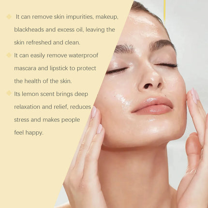 Cleansing Oil Makeup Remover Oil Deep Cleansing Pore Dirt Remove Blackhead Non-greasy Smooth Refreshing Deeply Nourishes Skin