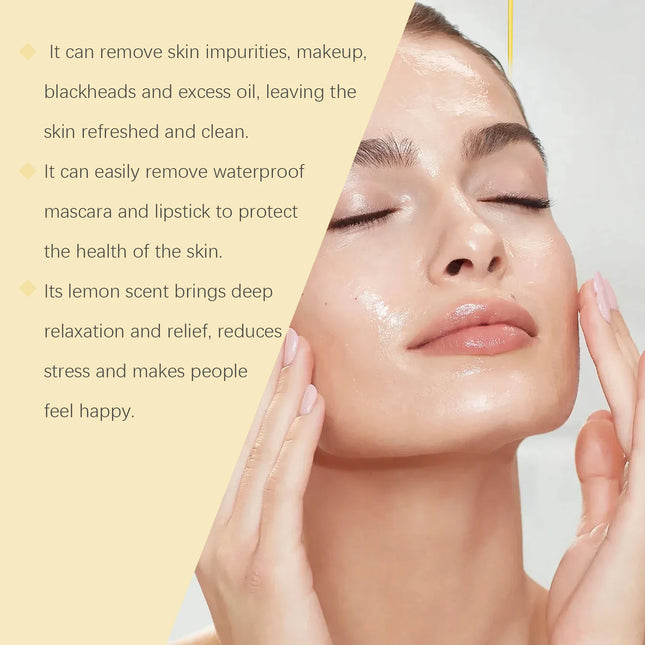 Cleansing Oil Makeup Remover Oil Deep Cleansing Pore Dirt Remove Blackhead Non-greasy Smooth Refreshing Deeply Nourishes Skin