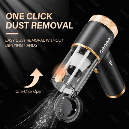 CENRR New Car Vacuum Cleaner Mini 998000PA Cordless Portable Powerful for Home Handheld Blower Car Cleaner Car Vacuum Cleaner