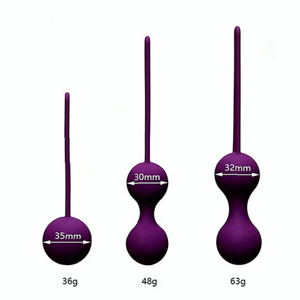 Set Safe Silicone Smart Ball Kegel Ball Ben Wa Ball Vagina Geisha Massager Exercise Machine Anal Ball Adult Games sex toys