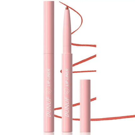 12 Colors Matte Lip Liner Set Long-Lasting Waterproof Lip Pencils with Precise Application Smooth Texture for Defined Lip Contou