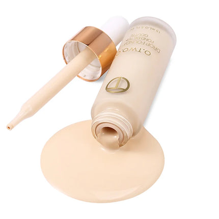 Natural Finish Liquid Foundation Full Coverage Makeup Base Oil Free BB Cream Long Lasting Face Concealer Cosmetics