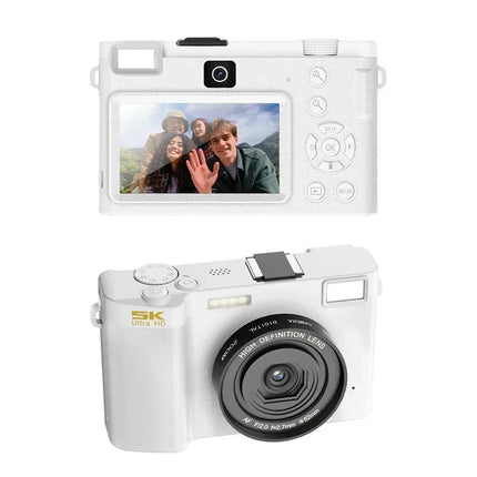 5K Professional Digital Camera Wide Angle Digital Zoom 64MP Camcorder Photography 3 Inch Screen Vlog Video Recorder WIFI Webcam