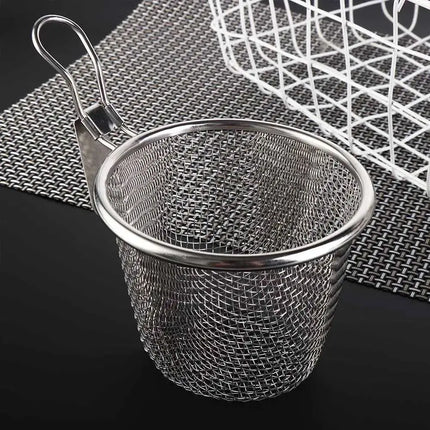 Mesh Strainer Spoon Wall-mounted Frying Filter Basket Spicy Hot Pot Korean Noodles Scoop Kitchen Tableware Cooking Utensils