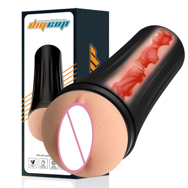 Realistic And Compact Vagina Male Masturbator Soft Tight Pussy Erotic 18+ Adults Toy Sex Toys For Men Masturbatings Machine  Toy