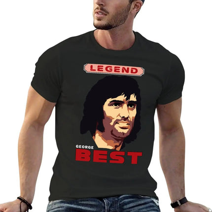 GEORGE BEST - Football Legend T-Shirt anime figures cheap stuff boys whites shirts graphic tees men clothing