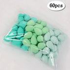 60Pcs-Mixed-Green-Ca / China Mainland
