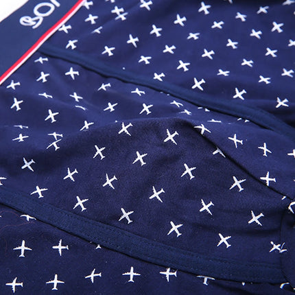 3pcs Print Men's Panties BONITOS Letter Waistband Boxer Briefs Cotton Underwear Mens Boxers Classic Men Underpants