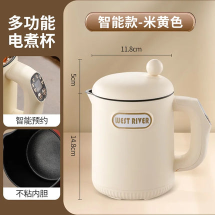 Portable Electric Heating Cup: Insulated Kettle with Touch Panel for Boiling Tea & Light Cooking, Multi-Function Travel Thermos
