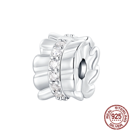 Hot Sale Charms Beads 925 Sterling Silver Solid Color Letter Family Forever Tree of Life Zircon Beads Fit DIY Bracelets Jewelry