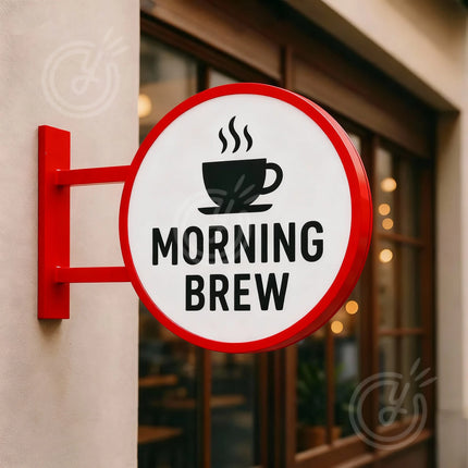 Custom Business Lightbox Sign Advertising Double-Sided Illuminated Personalized Customizable Auto Repair Shop Decor LED Signage
