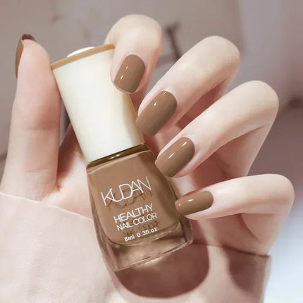 8ml Water-based Nail Polish No Baking Long Lasting Semi-permanent Quick Dry non-peelable Nail Varnish DIY Fashion Manicure