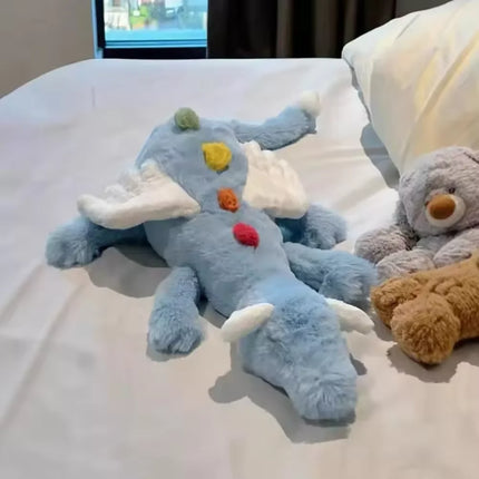 30-90CM Flying Dragon Doll Plush Animal Cotton Doll With Flying Wings Dinosaur Stuffed Toys Home Sofa Decer Soft Pillow Kid Gift