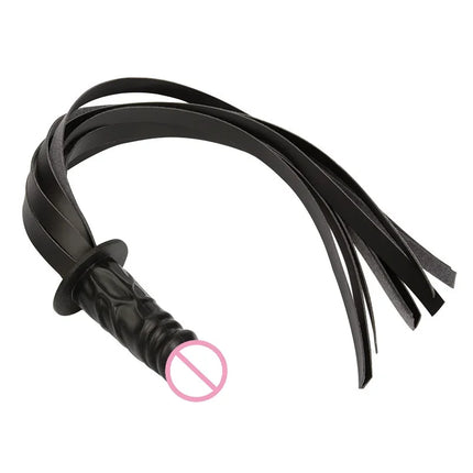 BDSM Slave Whips Simulation Penis Whip Restraint Fetish Dildo Whip Whipping Toys Flogger Paddle Adult Games Sex Tool for Couples