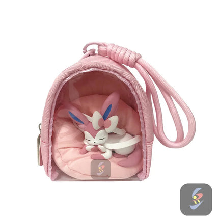 Pokemon Diy Sofa Sleeping Position Backpack Hanging Ornament Fairy Eevee Snorlax Jirachi Trendy Toys Decoration Collectible Gift