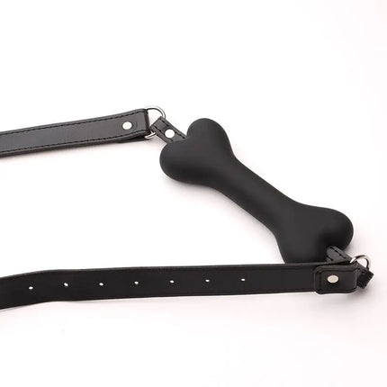 [TG823]Soft Harness Mouth Silicone Dog Bone Ball Gag Open Mouth Gag Bondage Slave Gag Sex Products Sex Toys For Women