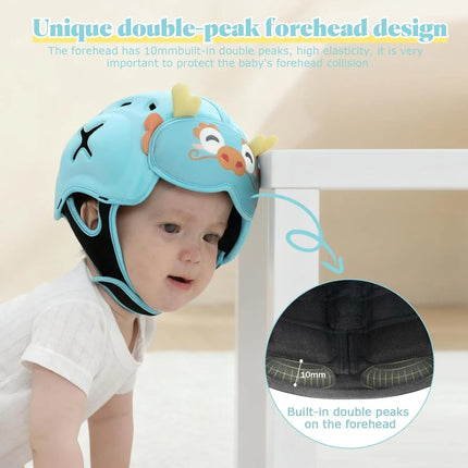 Mambobaby Guard Hat CN Dragon Safe Anti-Shock Baby Helmet Toddler Head Protector Infant Headgear Learn Crawl Walk for Bump Fall