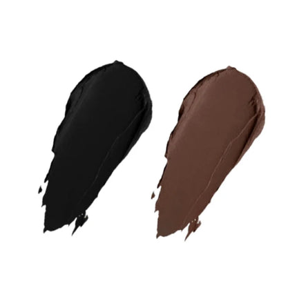 [TE1] 2Pcs Eyebrow Enhancers Makeup Waterproof 3D Natural Eye Brow Pomade Eyebrow Gel Caramel Brown Professional Makeup