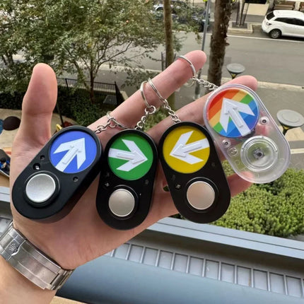 Australian Traffic Light Button Key Holder Sidewalk Sound Accessory Handheld Press To Make Sound Keychain Commemorative Funny