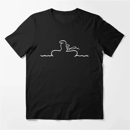 La Linea The Line Osvaldo Cavandoli TV T Shirt men Happy Fashion Women's tshirts Streetwear Tee Round Neck Casual Tops Camisetas