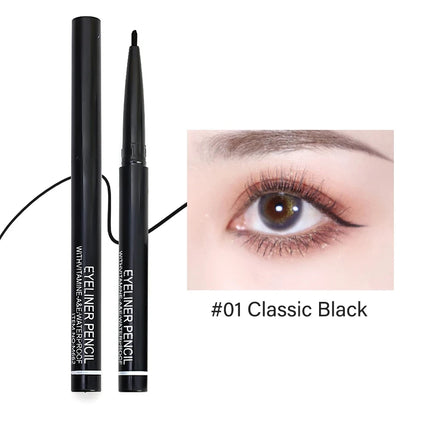 Lasting Black White Eyeliner Gel Pen Waterproof Liquid Eyeliner Pencil Quick-drying Not Blooming Eye Liner Eyes Makeup Cosmetic
