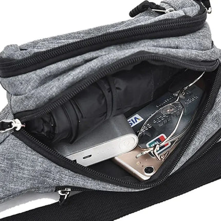 Mobile Waist Bag for Men Women Multifunctional Large Capacity Belt Bag Anti Splash Wear-resistant Construction Site Pochete