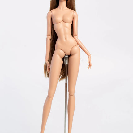 32cm European Supermodel Doll Toy Fashion Flat Bangs Japanese Clear Nude Makeup 1/6 Doll Joints Movable Babi Collection Gifts