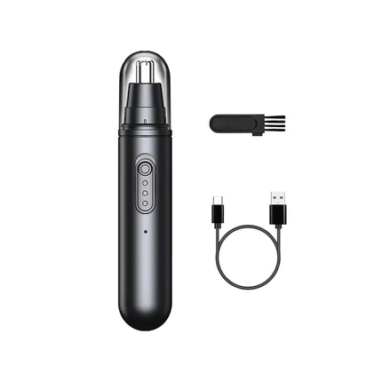 HOMEFISH Men's Electric Nose Hair Trimmer USB Rechargeable Painless Nose Ear Eyebrow Hair Remover Portable Mini Clipper