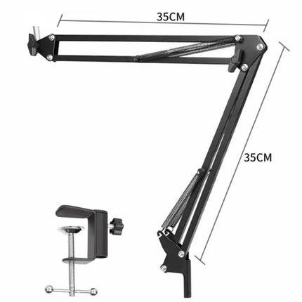 LED Photography Light Selfie Lights Conference Lighting Photo Studio Lamp With Scissor Arm Stand For Zoom YouTube Live Streaming