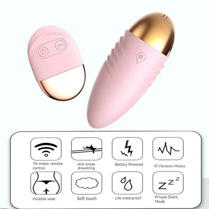 Wireless Remote Control Vibrator for Women 10 Speed Clitoris Stimulator Bullet Egg Panties Ball Sex Toy Masturbator