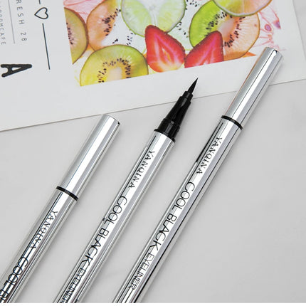 YANQINA Waterproof Makeup Eyeliner Black Liquid Eyeliner Pen Make Up Eye Liner Long-lasting Cosmetics Fast-dry Eyeliners Pencil