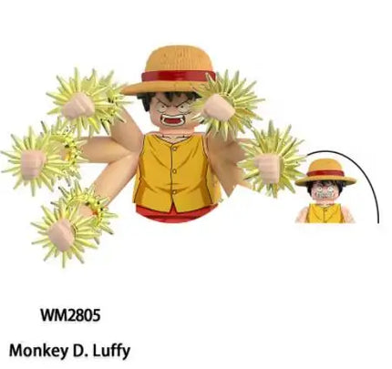 Nika Luffy Five Gear Action Figure Model Kit WM6194 WM6193 DY601S DY602S DY684 DY639 DY676 Mini Assembly Toys Children Gift