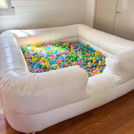 3x3M White Kids Inflatable Ball Pool Pit for Wedding Party Toddler Birthday Party Popular Bouncy Castle Tools Balls Storage