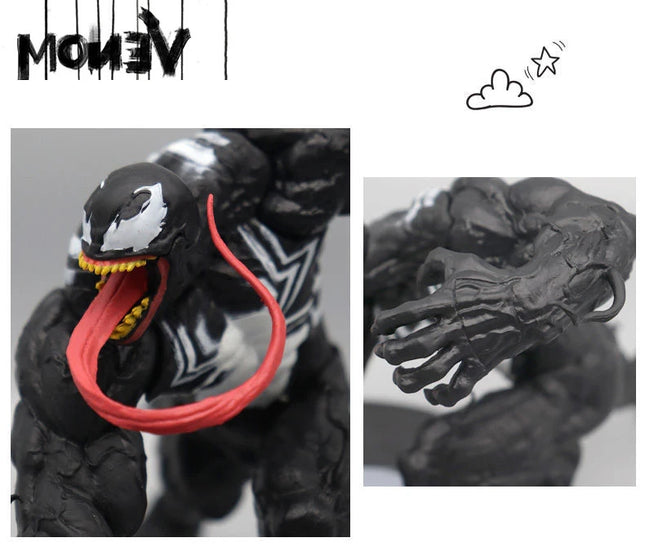 Marvels Venoms Spidermans movie Figure Action Toys Model Plate  Car Decoration Doll birthday toy gift