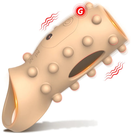 Vibrating Penis Sleeve Cock Ring G Spot Stimulate Vibrator Sex Toys for Men Penis Erection Trainer Delay Ejaculation Sex Toy 18+