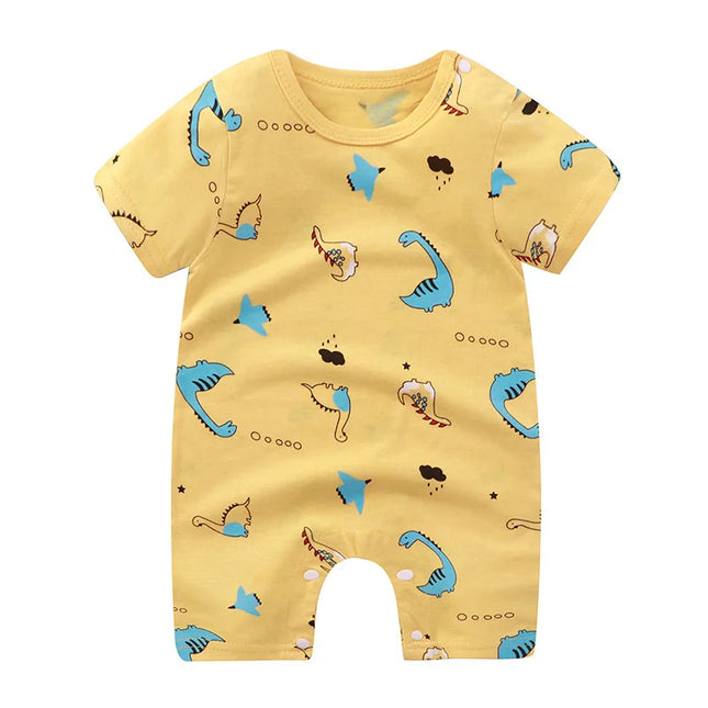 Summer Romper Baby Girls Clothes Cotton Short Sleeved Jumpsuit Newborn Baby Boy Clothes Bodysuit For Newborns