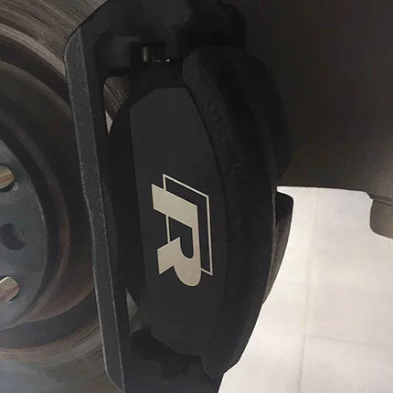 4Pcs Car Brake Caliper Stickers for Volkswagen VW Rline R Line GTI Golf 4 5 6 7 Polo Passat Bora Jetta Tiguan Touareg Decorative