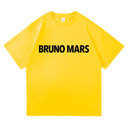 Bruno Mars The Romantic Tee Shirt 2026 New Album Retro Men/women Clothing Harajuku High Quality Tops Cotton TShirts Vintage
